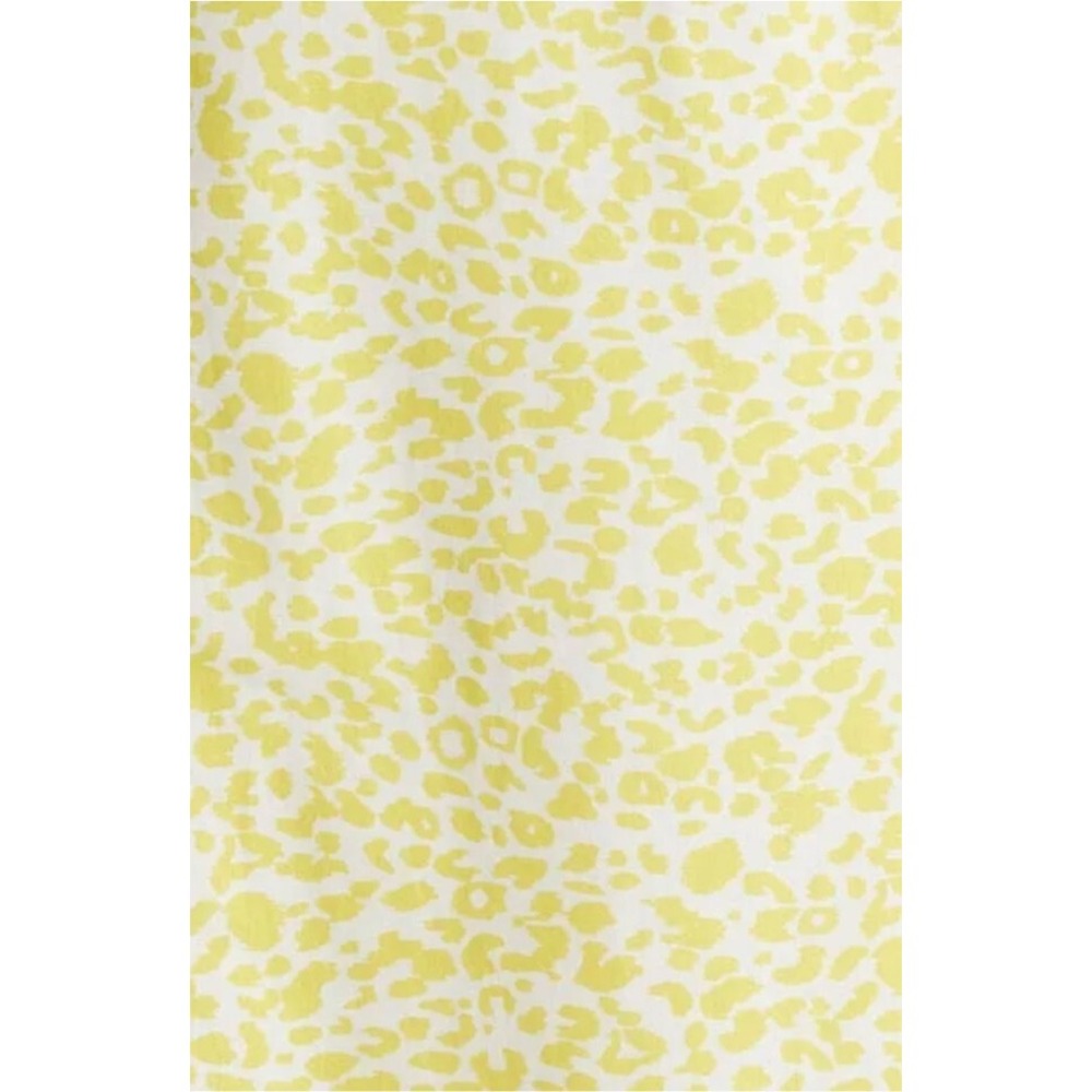Du Paradis Animal Print Cotton Voile Fit & Flare Yellow Sundress Size Small NWOT - Picture 10 of 10